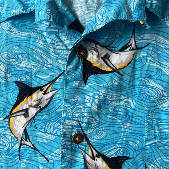 Saddlebred XXL Marlin Print Shirt Beach Summer - Picture 5 of 9